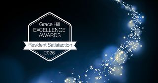Grace Hill Excellence Award Emblem with star background