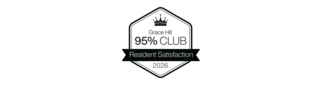 Grace Hill 95% Club Resident Satisfaction 2026 Emblem