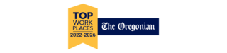 The Oregonian Top Workplaces 2022-2026 logo
