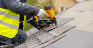 Asphalt roof repair