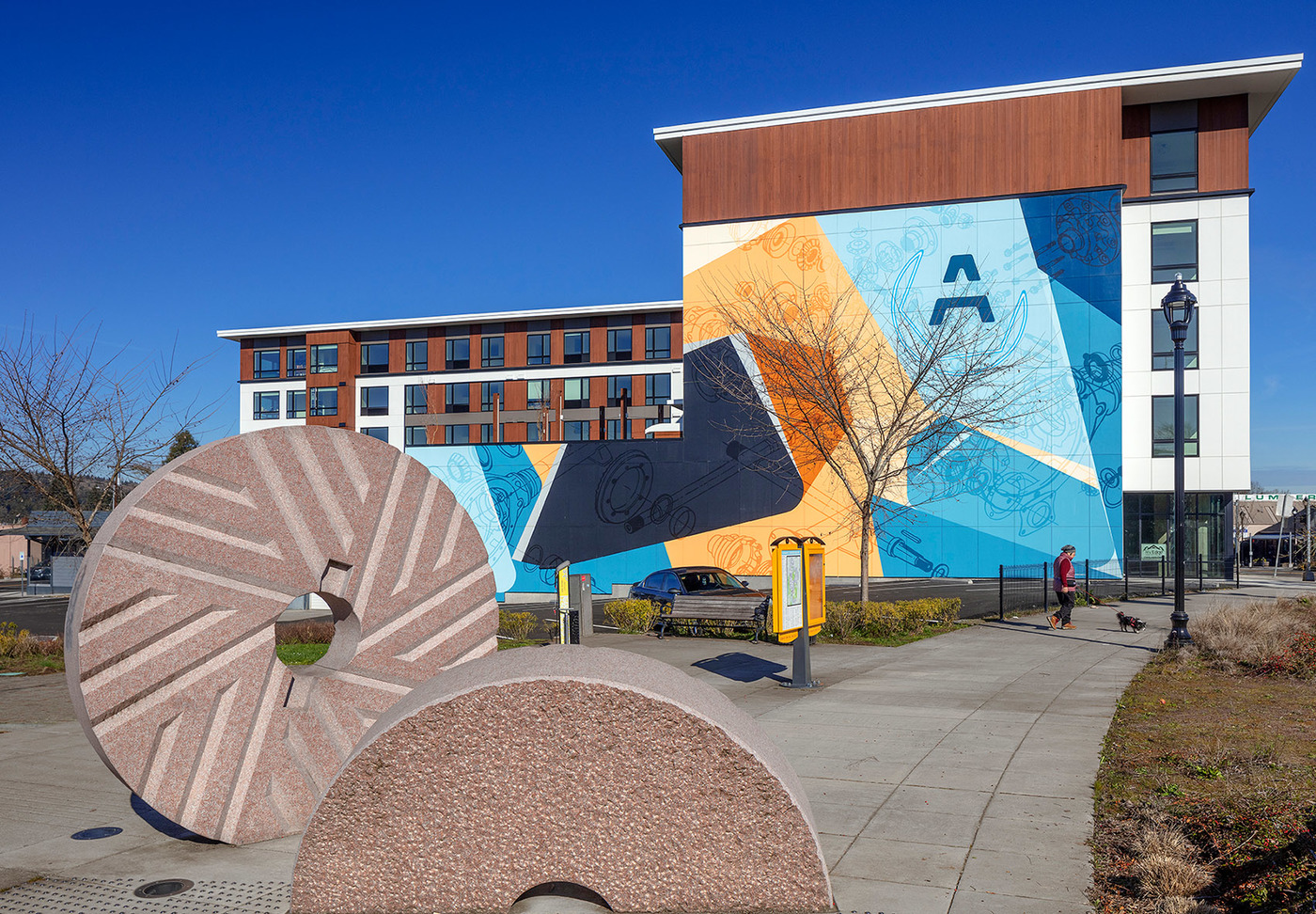 Axletree is a mixeduse building in Milwaukie, Oregon offering 110