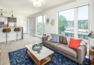 Axletree interior open layout living room and kitchen