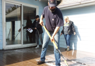Rebuilding Together deck maintenance