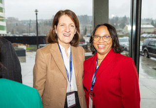 Lori Irish Bauman, TriMet, and Sharon Rogers, OHCS