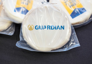 Guardian cookies on table