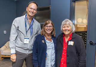 Guardian President Tom Brenneke with Clackamas County Commissioner Martha Schrader and City of Milwaukie Mayor Lisa Batey