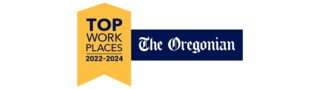 Top Workplaces 2022-2024 and The Oregonian logo