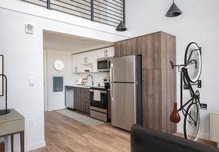 First floor of loft apartment