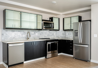 Apartment kitchen at The Louisa