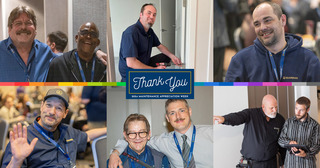 Guardian Maintenance Team Members with Thank You for 2024 Maintenance Appreciation Week
