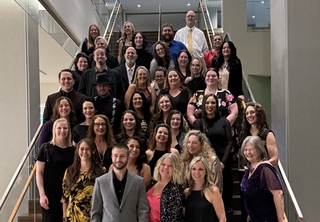 Guardian team at award ceremony