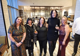 Group photo at pre-ceremony event