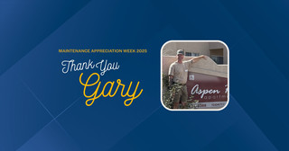 Maintenance Appreciation Week 2025: Thank you Gary