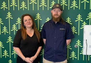 Christine Rustigan and Matt Voelsch at Grand Fir