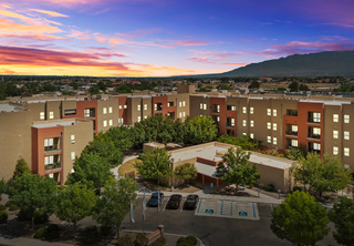 Aerial of La Terraza Apartments in New Mexico